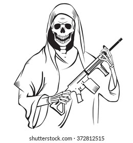 Grim Reaper illustration