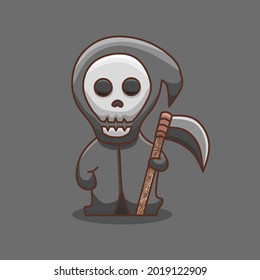 Grim Reaper illustration for Halloween vector design