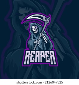 Grim Reaper Logo Template Esport gaming