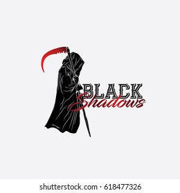 grim reaper logo vector