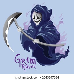 Grim Reaper made of vector