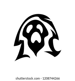 Grim reaper, spooky Grim reaper silhouette for halloween attributes