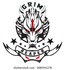 Grim reaper t shirt design