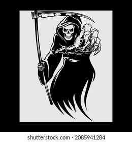 Grim reaper t shirt design