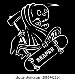 Grim reaper t shirt design