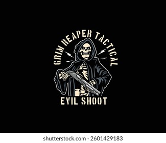grim reaper tactical weapon illustration