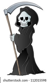 Grim reaper theme image 3 - vector illustration.