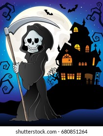 Grim reaper theme image 7 - eps10 vector illustration.