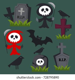 The grim reaper vector graphics