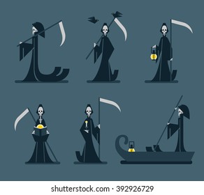 Grim reaper, Vector illustration