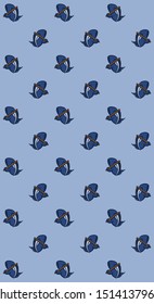 grim reaper vector pattern illustration for halloween banner also can use for media social feed or story background
