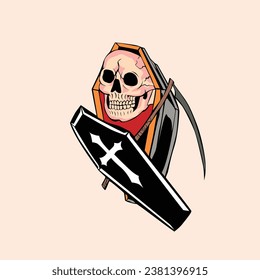 Grim Reapers Vintage Tattoo Art