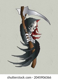 grim skull tattoo inked graphic