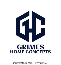 grimes home concepts logo template