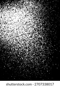 Grimmige Textur Grunge Staubwolke auf dunklem Hintergrund