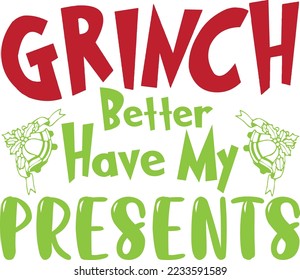 Grinch SVG t shirt Design