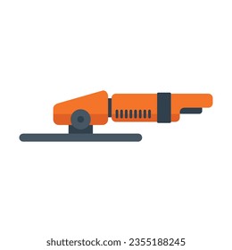 Grind machine icon flat vector. Grinder tool. Hand cutter isolated