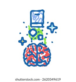 grind motivation doodle icon sketch vector. grind motivation sign. isolated symbol illustration