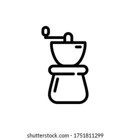 grinder coffee icon vector illustration