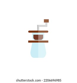 Grinder el vector del café para la presentación del icono del símbolo del sitio web