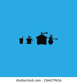 grinder cup coffee icon vector