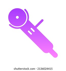 Grinder Glyph Gradient Icon Design