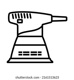 Icono de moldeador. Diseño de contorno negrita con ancho de trazo editable. Ilustración vectorial.