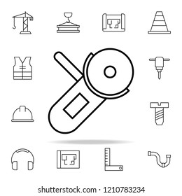 grinder icon. construction icons universal set for web and mobile