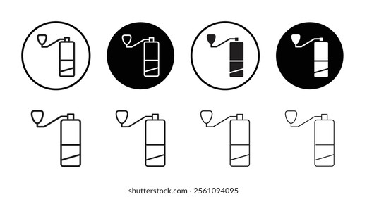 Grinder icon Flat line symbol