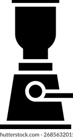 Schleifsymbol einzeln auf weißem Hintergrund
