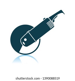 Grinder Icon. Shadow Reflection Design. Vector Illustration.