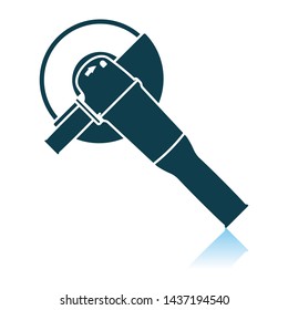 Grinder Icon. Shadow Reflection Design. Vector Illustration.