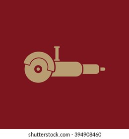 The grinder icon. Grinder symbol. Flat Vector illustration