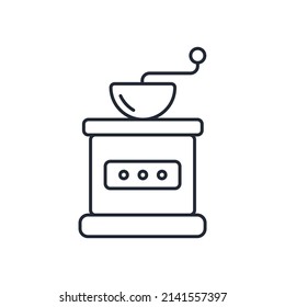 grinder icons  symbol vector elements for infographic web