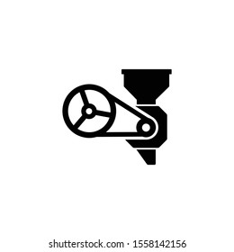 Grinder machine icon in trendy flat style isolated on white background. Symbol for your web site design, logo, app, UI. Vector illustration, EPS