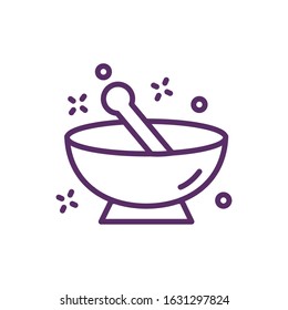 grinder magic sorcery isolated icon vector illustration design