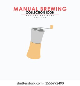 Grinder for Manual brewing icon isolated sign symbol vector