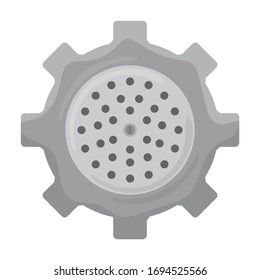 Grinder meat vector icon.Cartoon vector icon isolated on white background grinder meat.