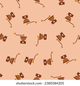 Grinder seamless pattern. Suitable for backgrounds, wallpapers, fabrics, textiles, wrapping papers, printed materials, and many more.