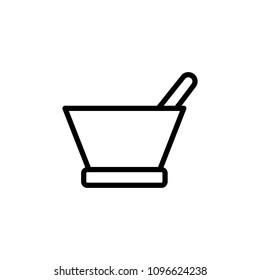 grinder for spices icon. Element of science icon for mobile concept and web apps. Thin line grinder for spices icon can be used for web and mobile on white background