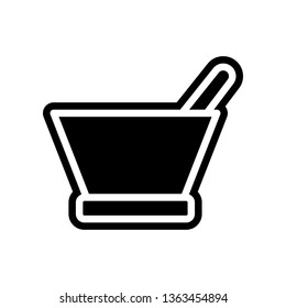 grinder for spices icon. Element of Science for mobile concept and web apps icon. Glyph, flat icon for website design and development, app development