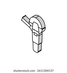 grinder tool repair isometric icon vector. grinder tool repair sign. isolated symbol illustration