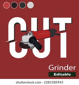 Grinder Tool Set Icon Vector art