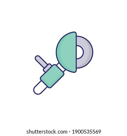 Grinder vector icon style illustration. EPS file 10