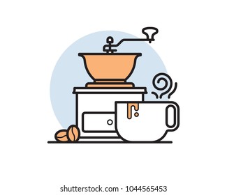 Grinder vector illustration