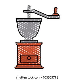 grinder vector illustration