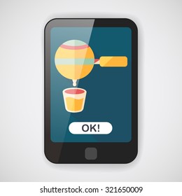 grinding coffee machine flat icon with long shadow,eps10