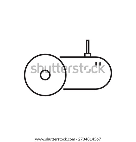 grinding icon illsutration element design