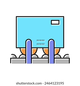 grinding machine color icon vector. grinding machine sign. isolated symbol illustration