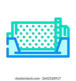 grinding mill cement production color icon vector. grinding mill cement production sign. isolated symbol illustration